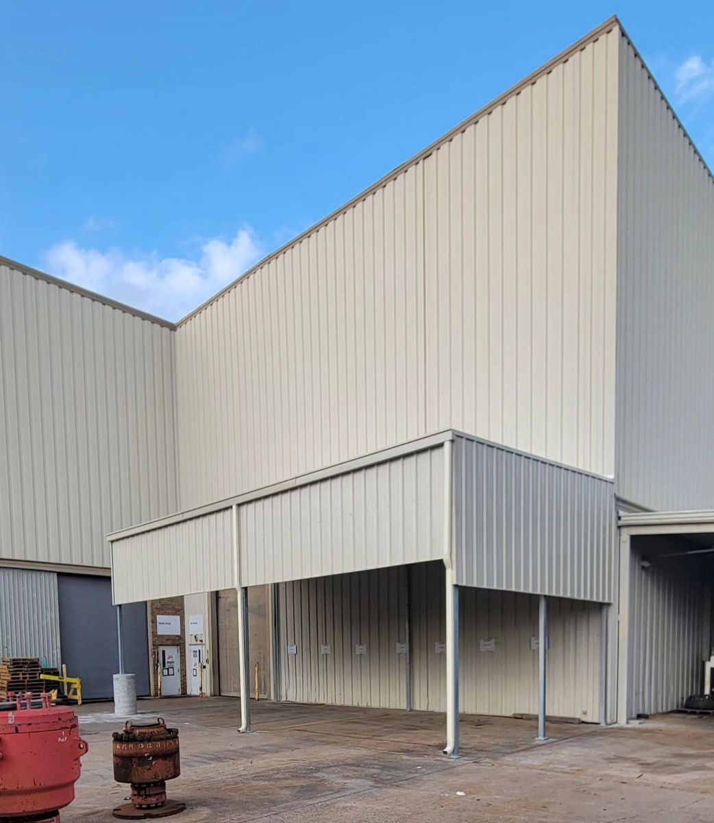 Commercial concrete and metal buildings for Rytren Concrete in Pearland, TX