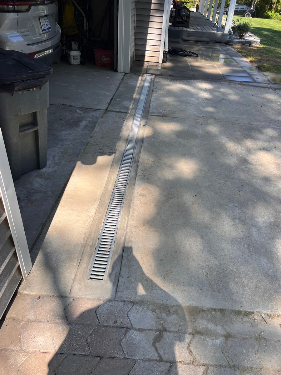Channel drain for Alltimate Outdoor Services in Warren, MI