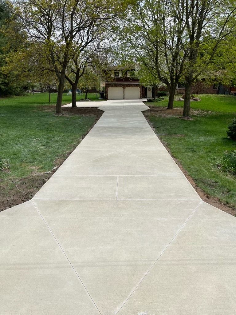 Concrete (Driveways, Sidewalks, Patios)  for Curb Concepts Plus in Mishawaka, IN