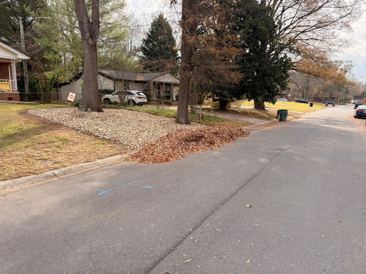 Leaf Clean Up for America's Top Pick Lawn & Landscaping in Gastonia, NC