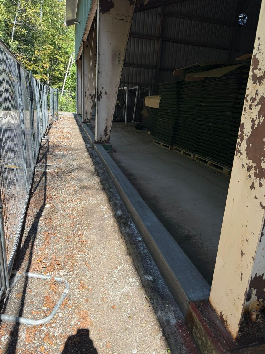 Concrete for LeClaire Flatworx in Bomoseen, VT