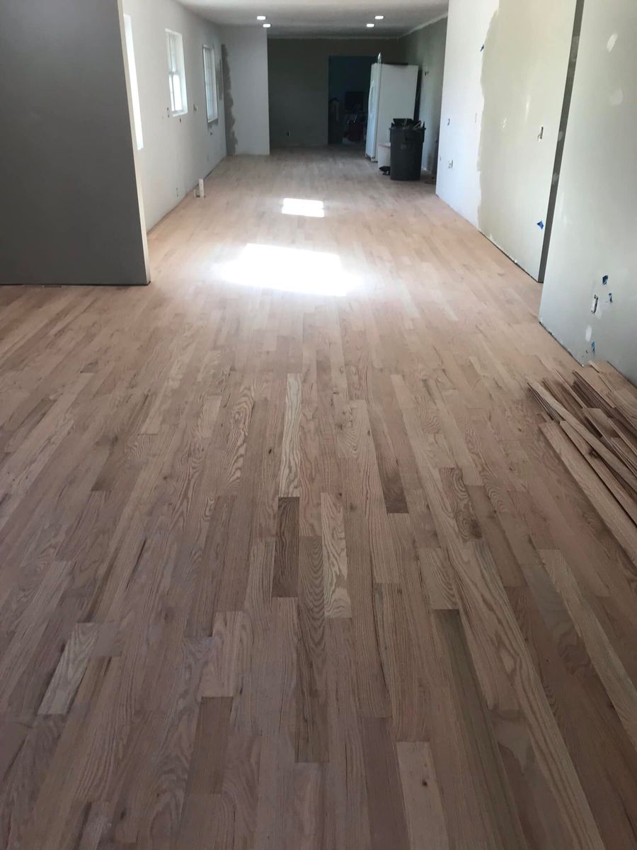 Hardwood Floor Installation for Ellis Custom Floors in Newport, Washington