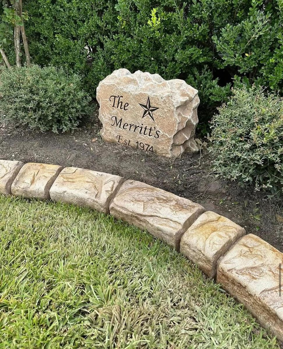 Landscaping for Texas Curb N Borders in Houston, TX
