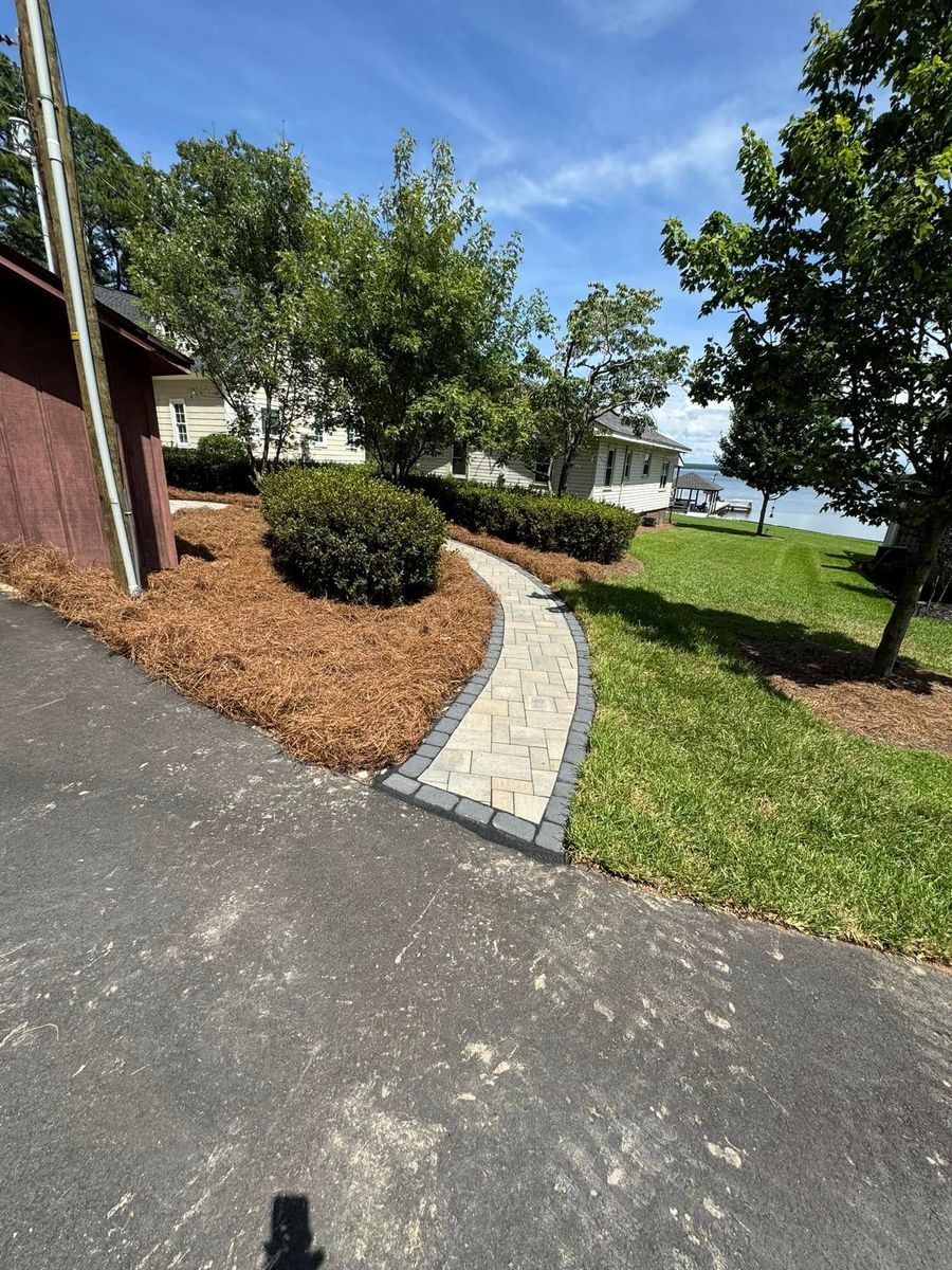 Landscape Installation for Trophy Outdoor Solutions in Lexington, SC