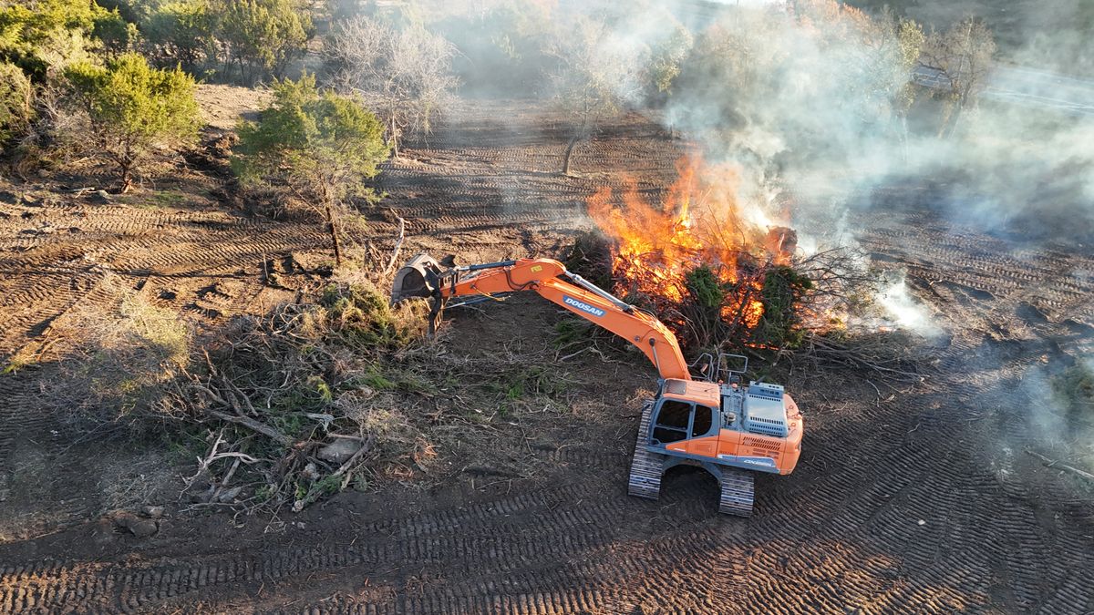 Demolition for South Prairie Construction in Graham, TX