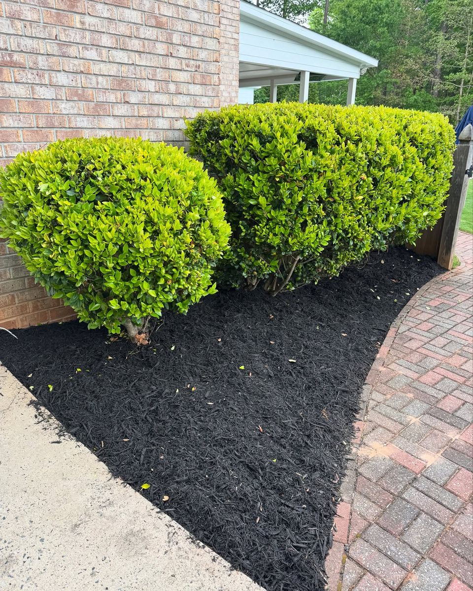 Mulch & Pine Straw Installation for Bros With A Cause in Cumming, GA