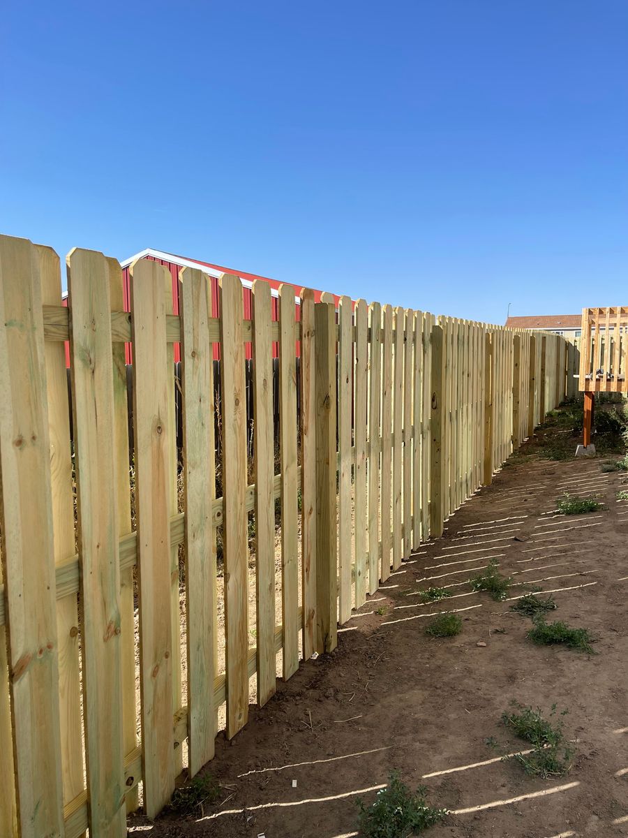 Residential Fence for DS Industries in Gillette, WY