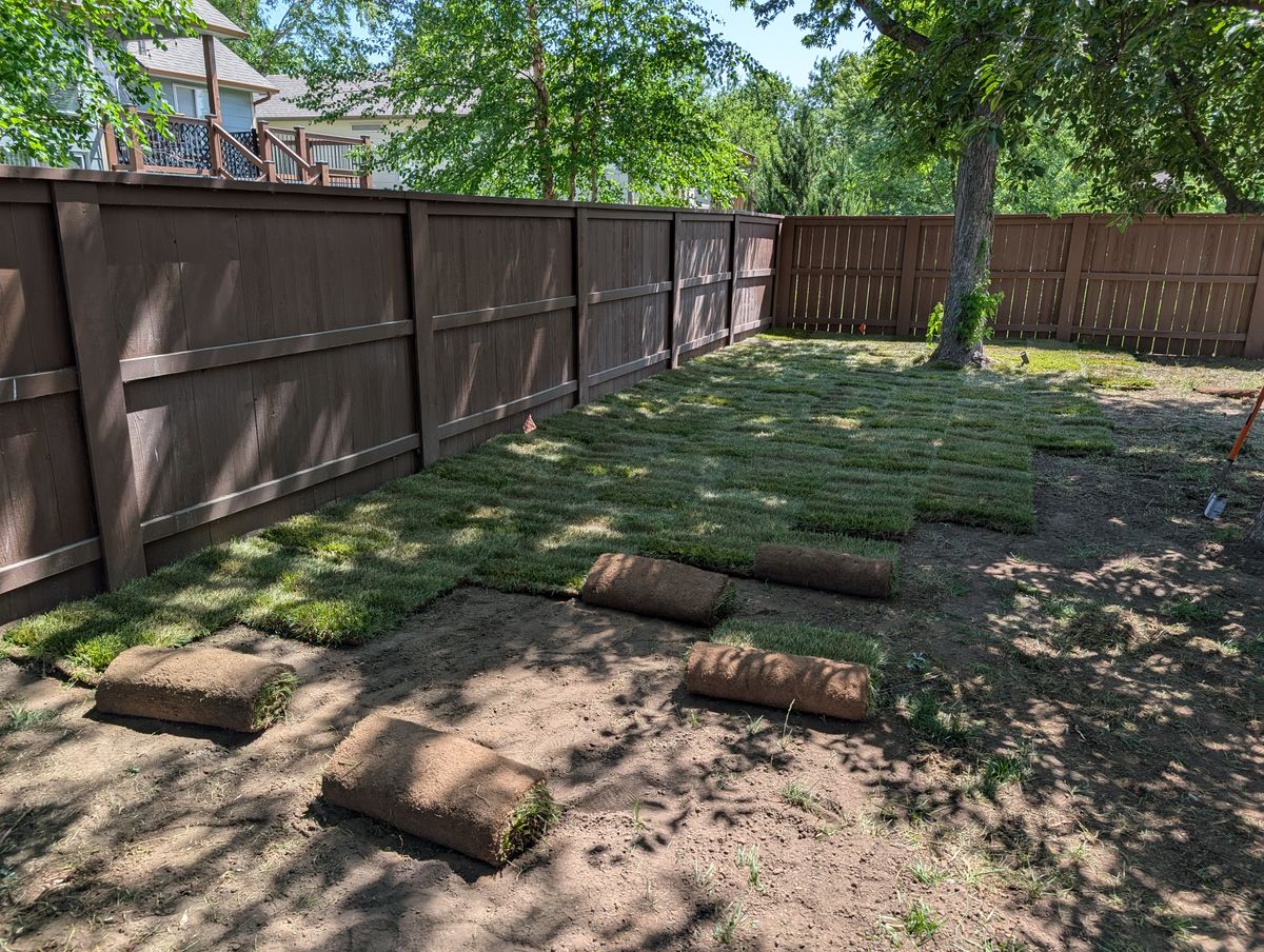 Sod Installation for Gavin's Lawn Maintenance in Derby, KS