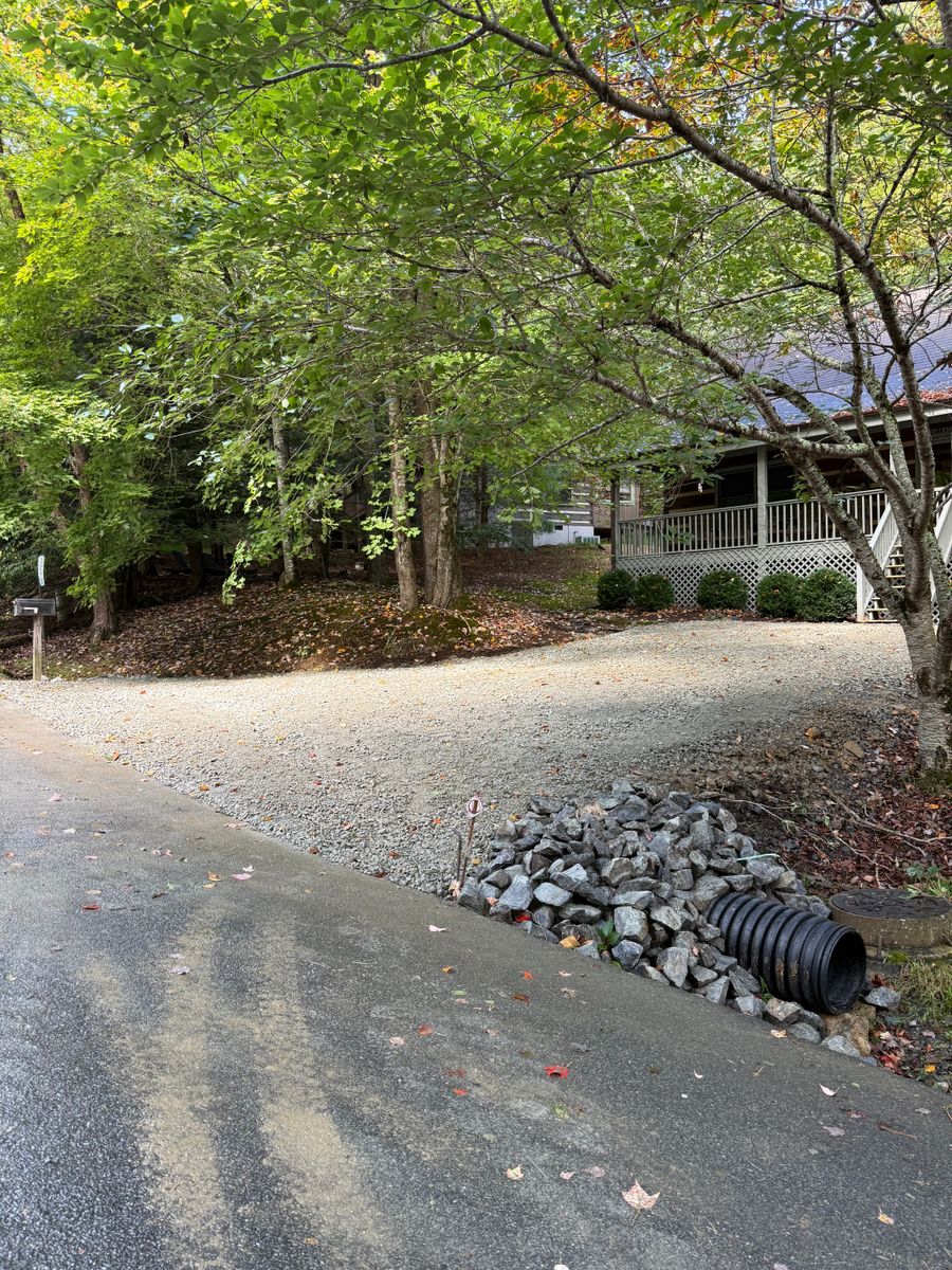 Drainage and Erosion Control for OCD Landworks in Lenoir, NC
