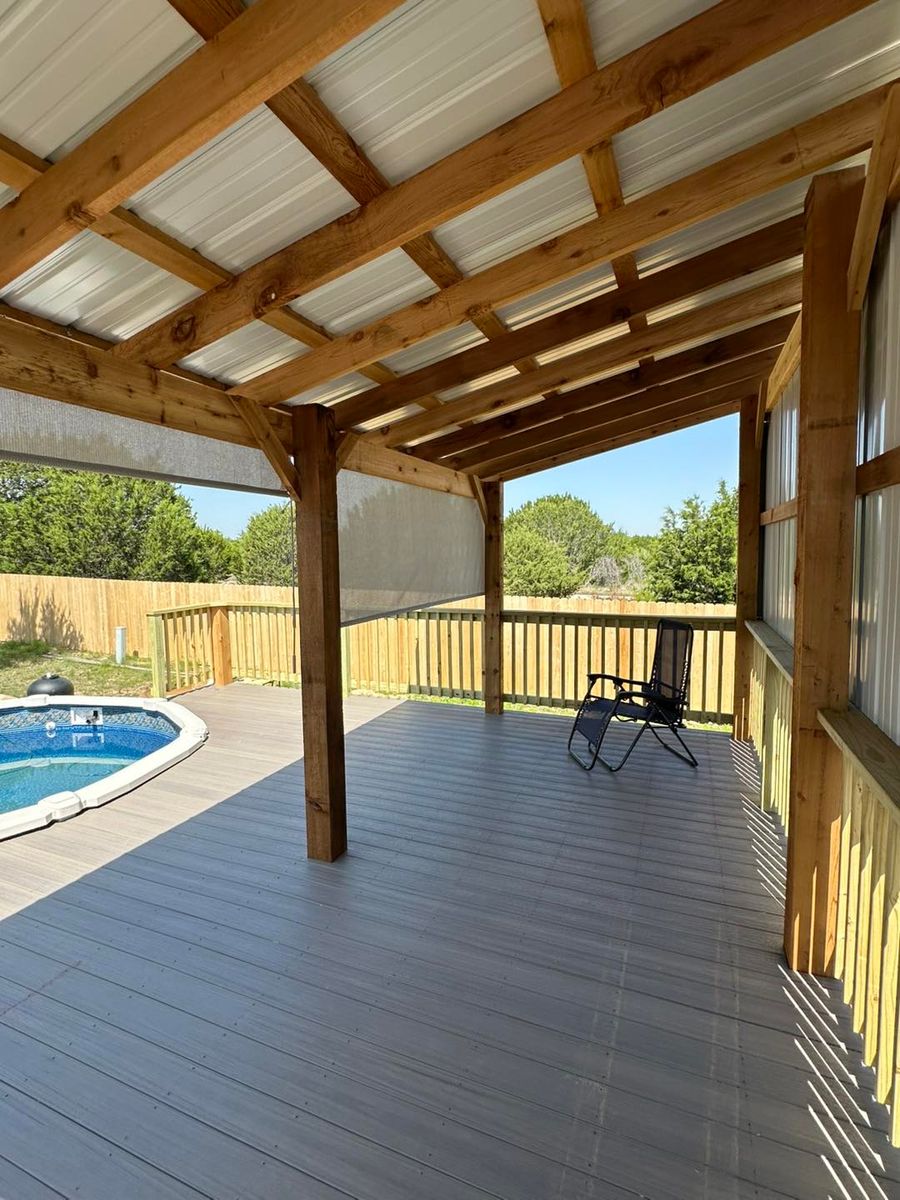 Deck Installation for Timberline Deck & Patio in Covington, TX