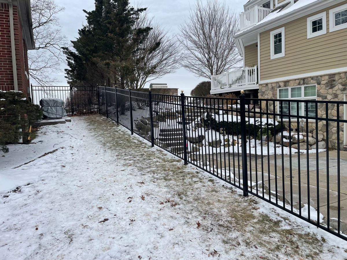 Fence Installation for TMF Services in Lapeer County, MI