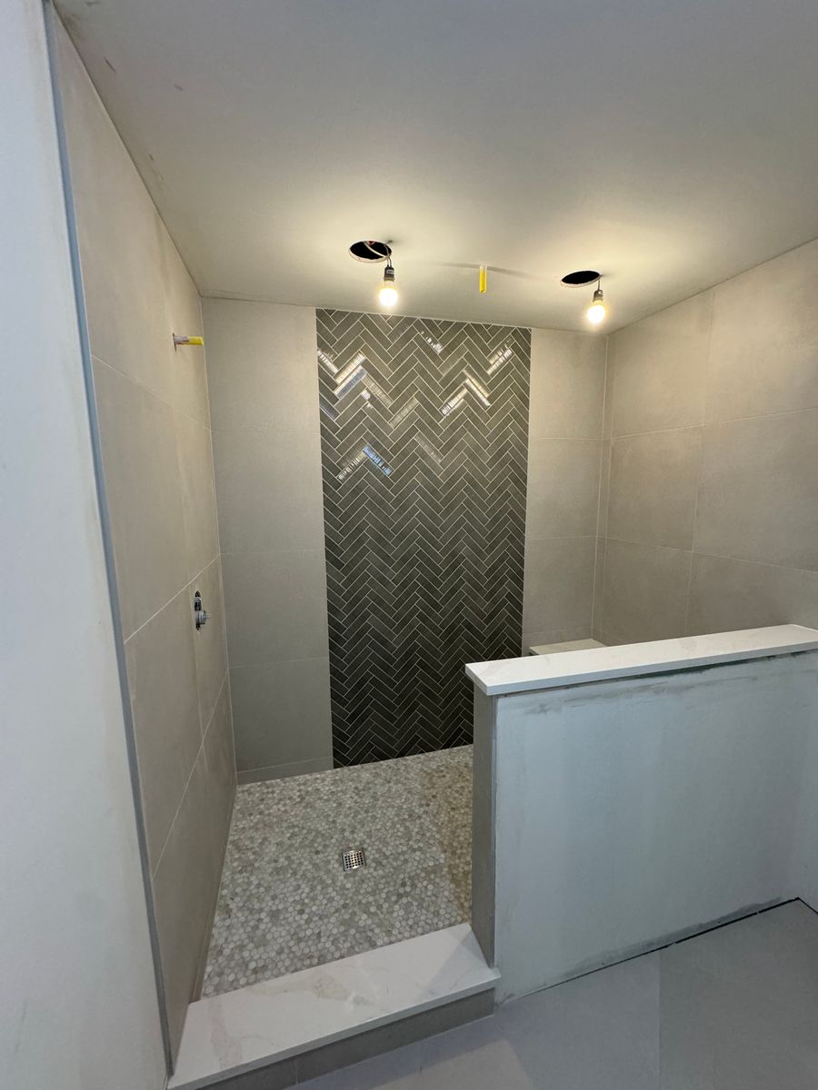 Custom Tile Installation for Northern Tile in Richmond, MI