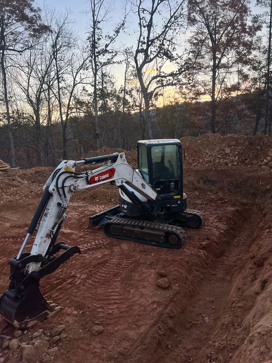 Land Clearing for Dutch Mountain Excavating in Sevierville, TN