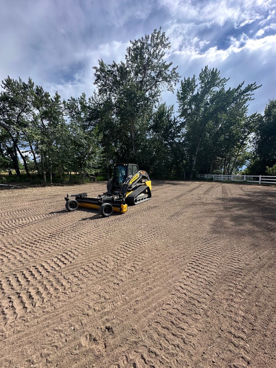 Grading /Dirt Work for R&H Homes in Bozeman, MT