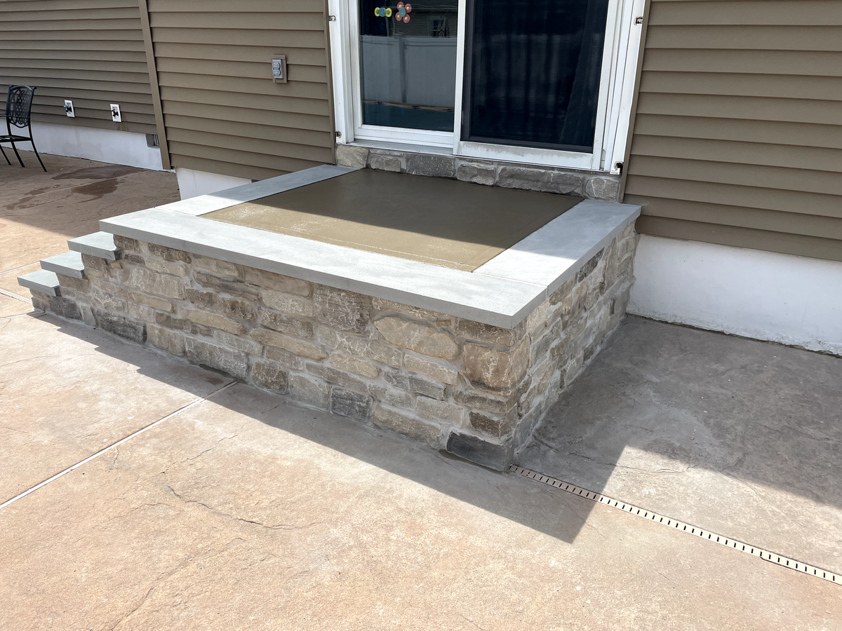 Patio Design & Construction for McClelland Masonry in West Long Branch, NJ