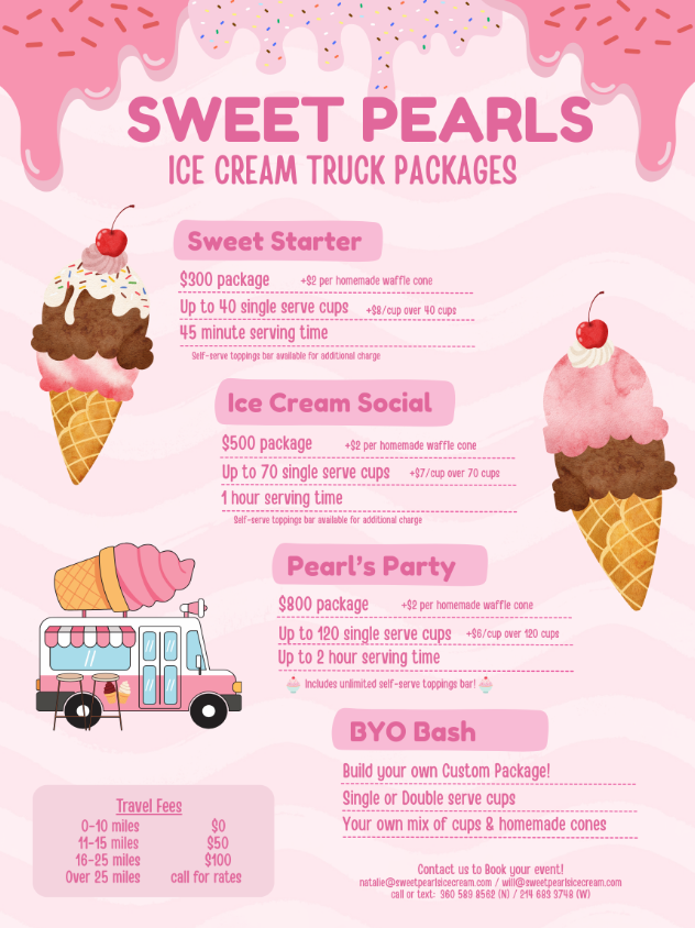 Second Anniversary Celebration for Sweet Pearl's Ice Cream in Garland, TX