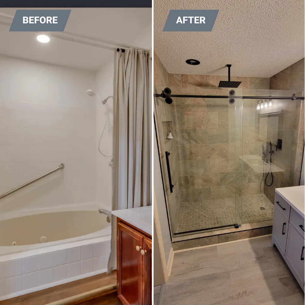 Bathroom Renovation for Middle Man Construction in Fall Branch, TN