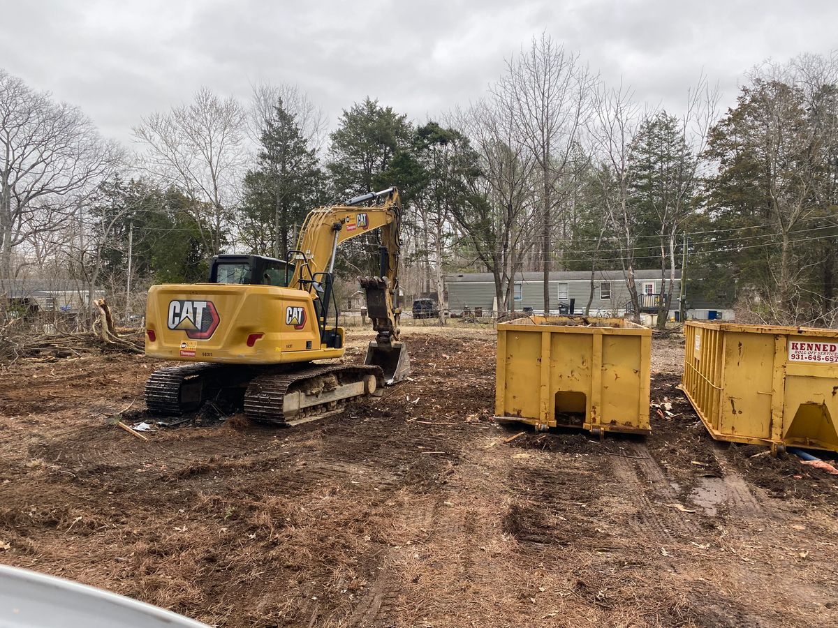 Land Clearing for PLW Construction in Dickson, TN