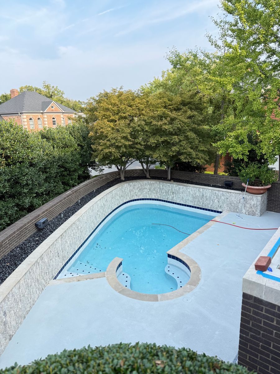 Vinyl Pools for Henry's Construction in Nashville, TN