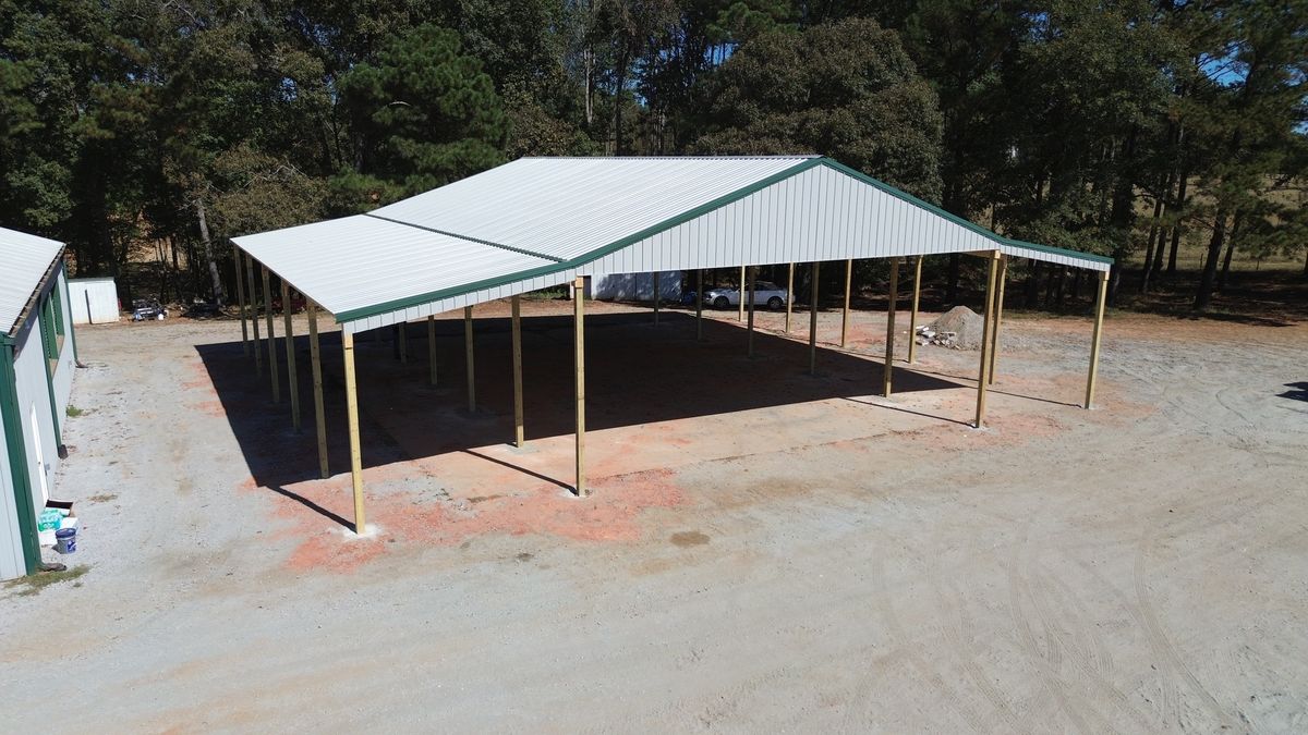 Pole Barn Construction for A Carpenter's Son in Williamson, GA