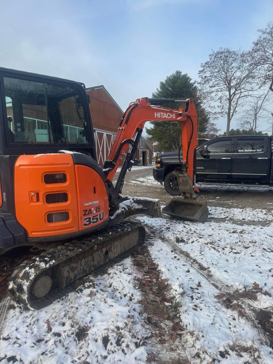 Excavation for Soil Builders LLC in West Durham, ME