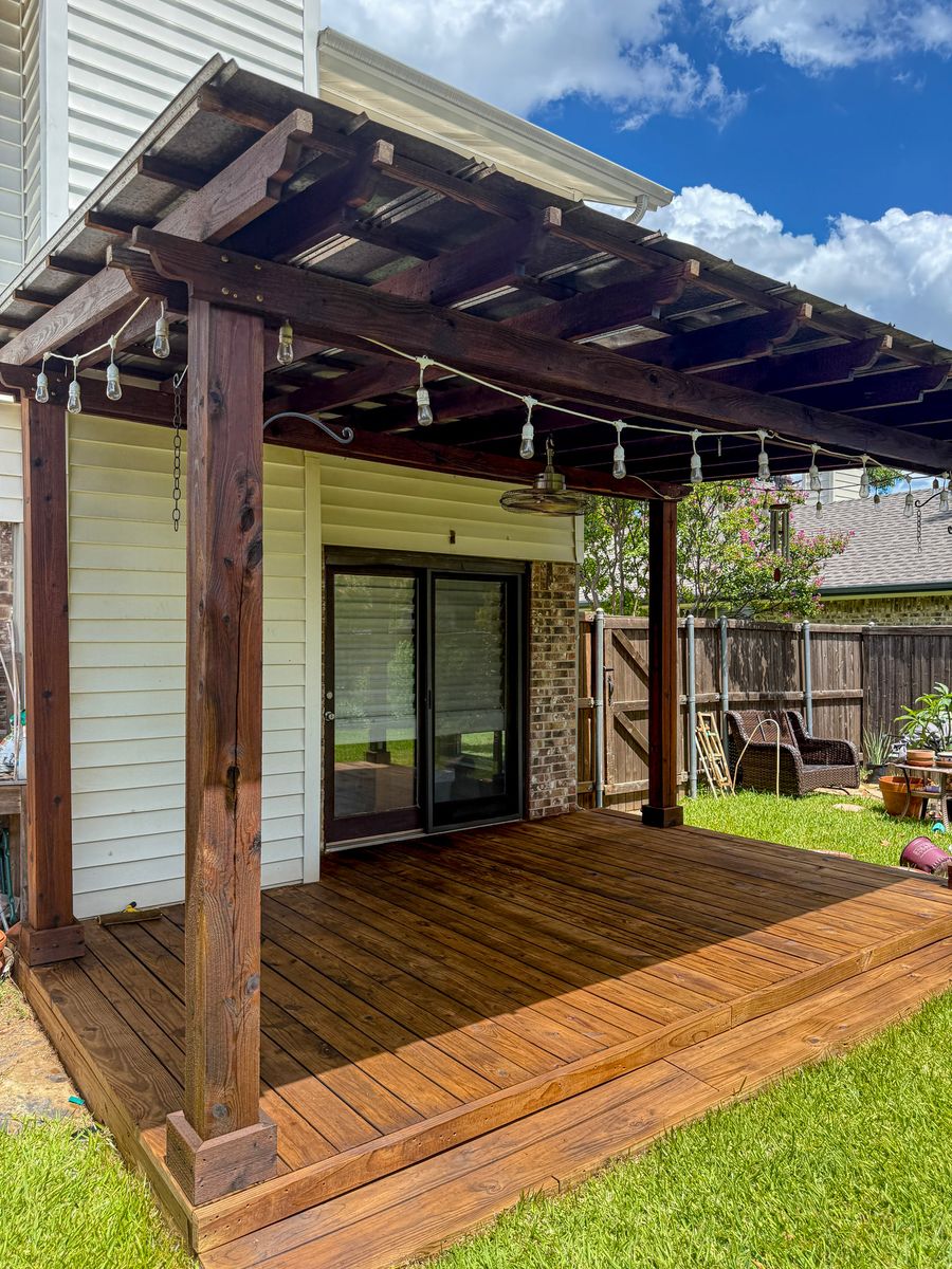 Custom Deck Construction & Installation for Walker Custom Exteriors in Dallas, TX