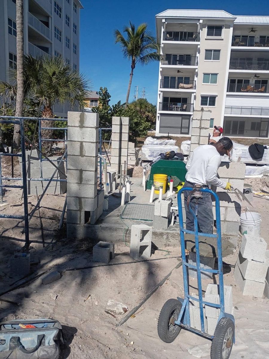 Block Work for All Phases Decorative Concrete in Sebring, FL