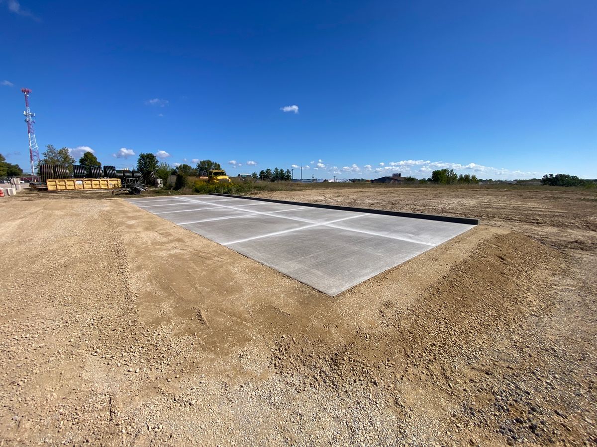 Driveway Install for TDC Excavating in Dubuque, IA