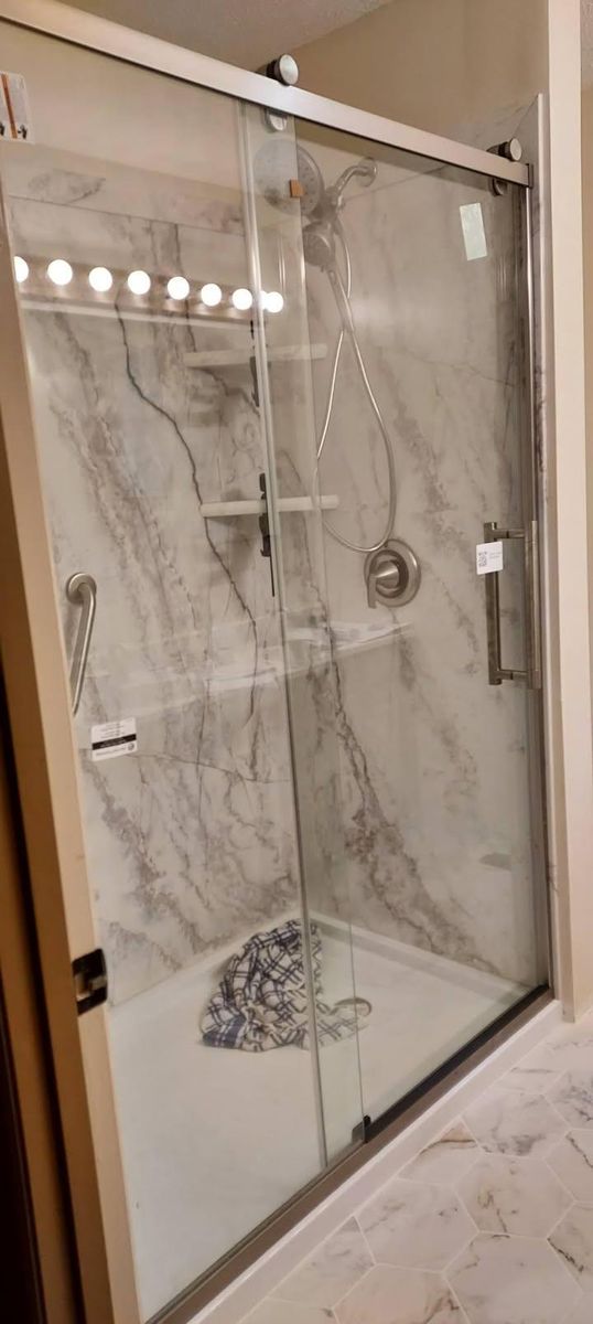 Acrylic Shower & Freestanding Tub Installs for Son of a Journey Remodeling in Dallas, NC