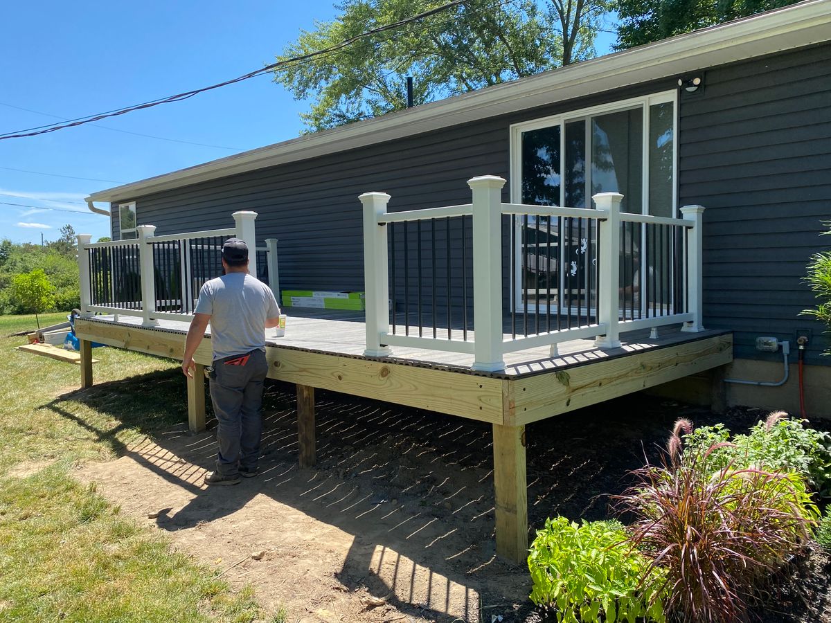 Deck & Patio Installation for Full Circle Design in Louisville, OH