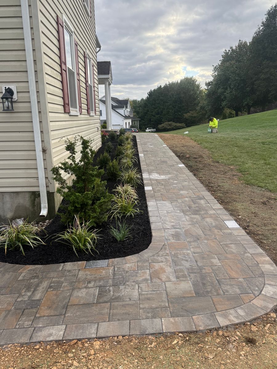 Landscape Installation for RDR Landscaping in Baltimore, MD