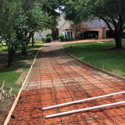 Sidewalk Installation for JMD Concrete Company in Gilmer,  TX