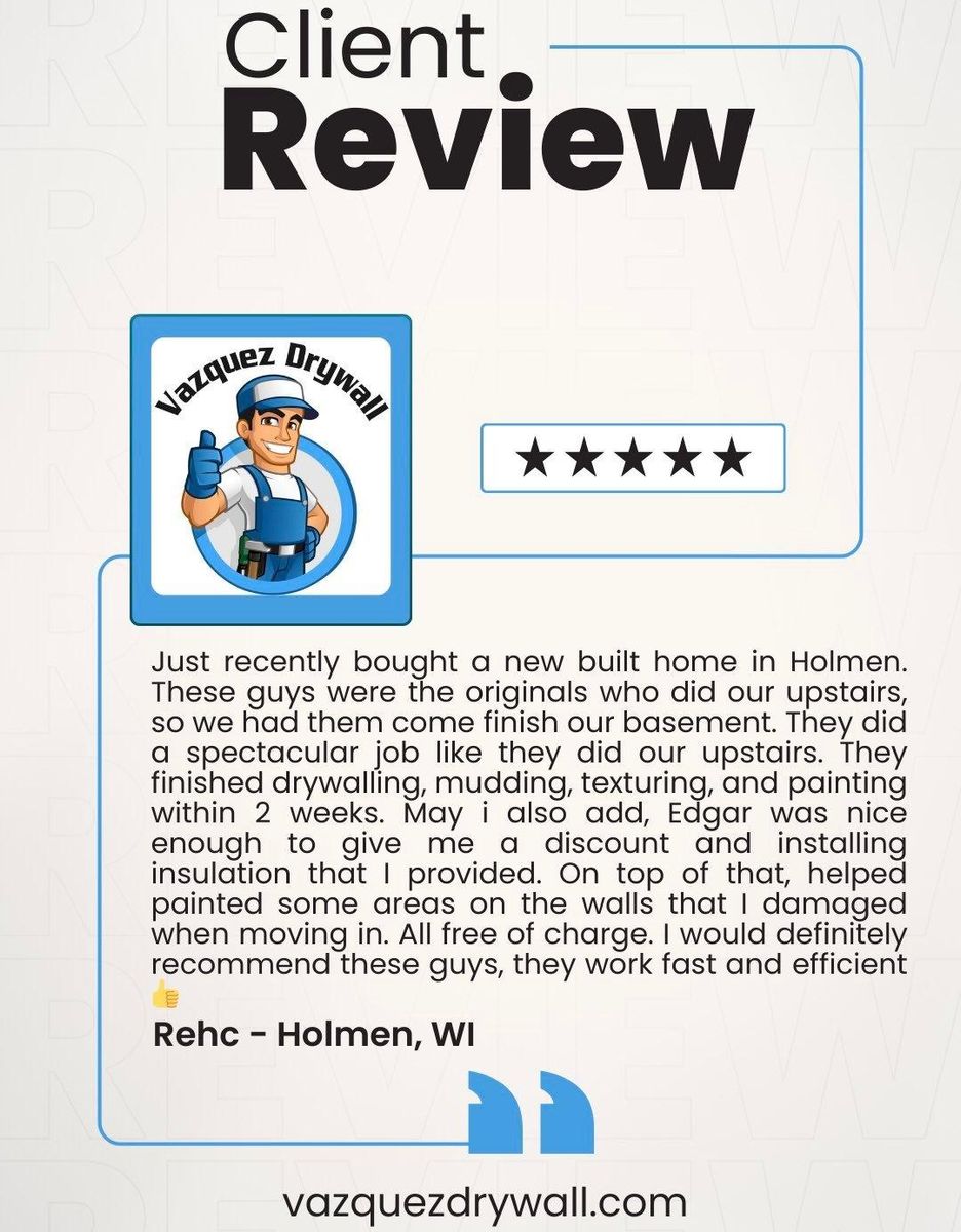 Interior And Exterior Painting for Vazquez Drywall in Holmen, WI