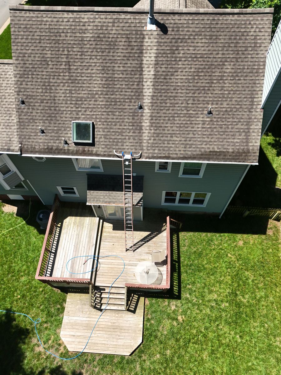 Roof Soft Wash for LeafTide Solutions in Richmond, VA