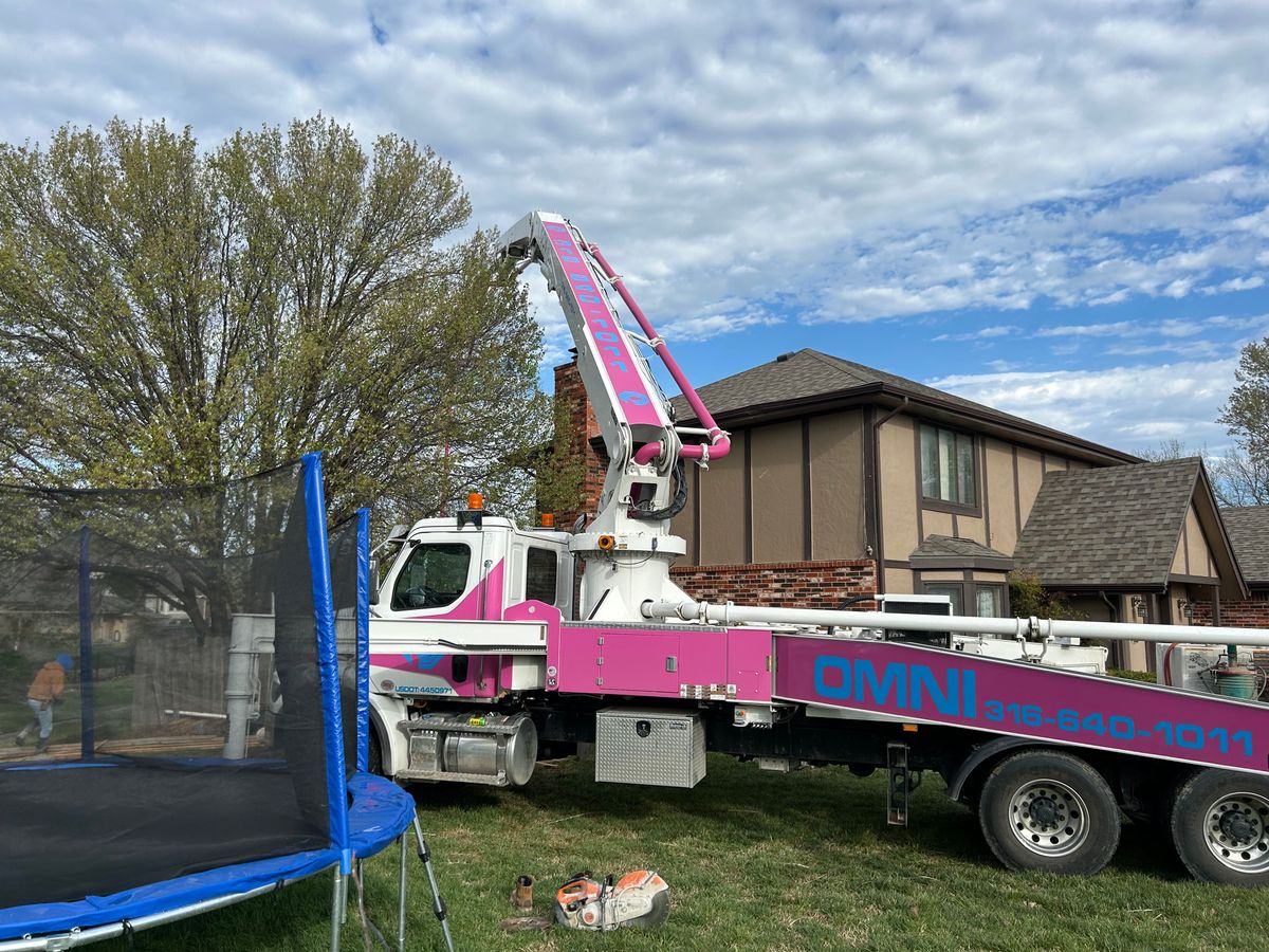 Boom Pump Services for Omni Construction Product in Wichita, KS