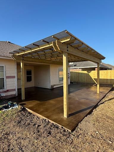 Custom Pergolas for Keen Decorative Concrete in Corpus Christi, TX