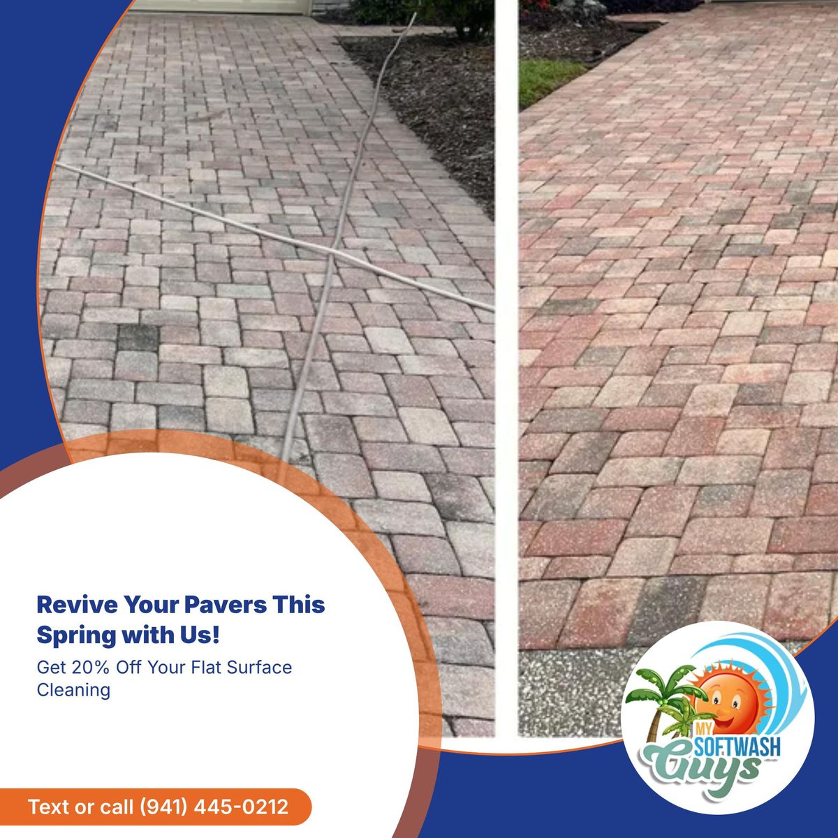 Flat Surface Cleaning for My Soft Wash Guys in Venice, FL