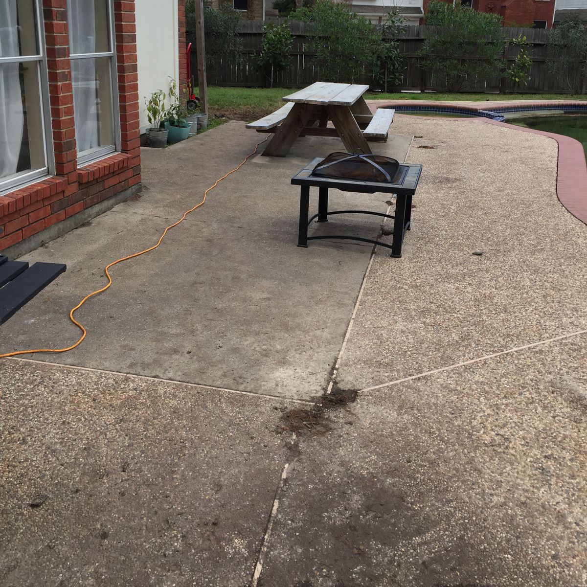 Concrete Resurfacing for Texas Curb N Borders in Houston, TX