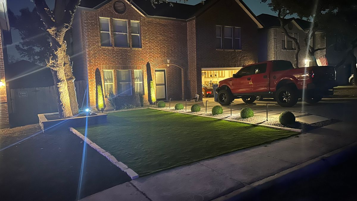 Landscape Lighting for DR Landscape in San Antonio, TX