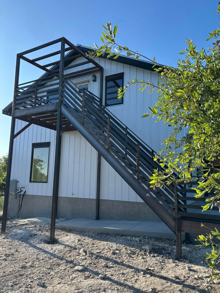 Stair Construction for Twisted K Construction in Center Point, TX
