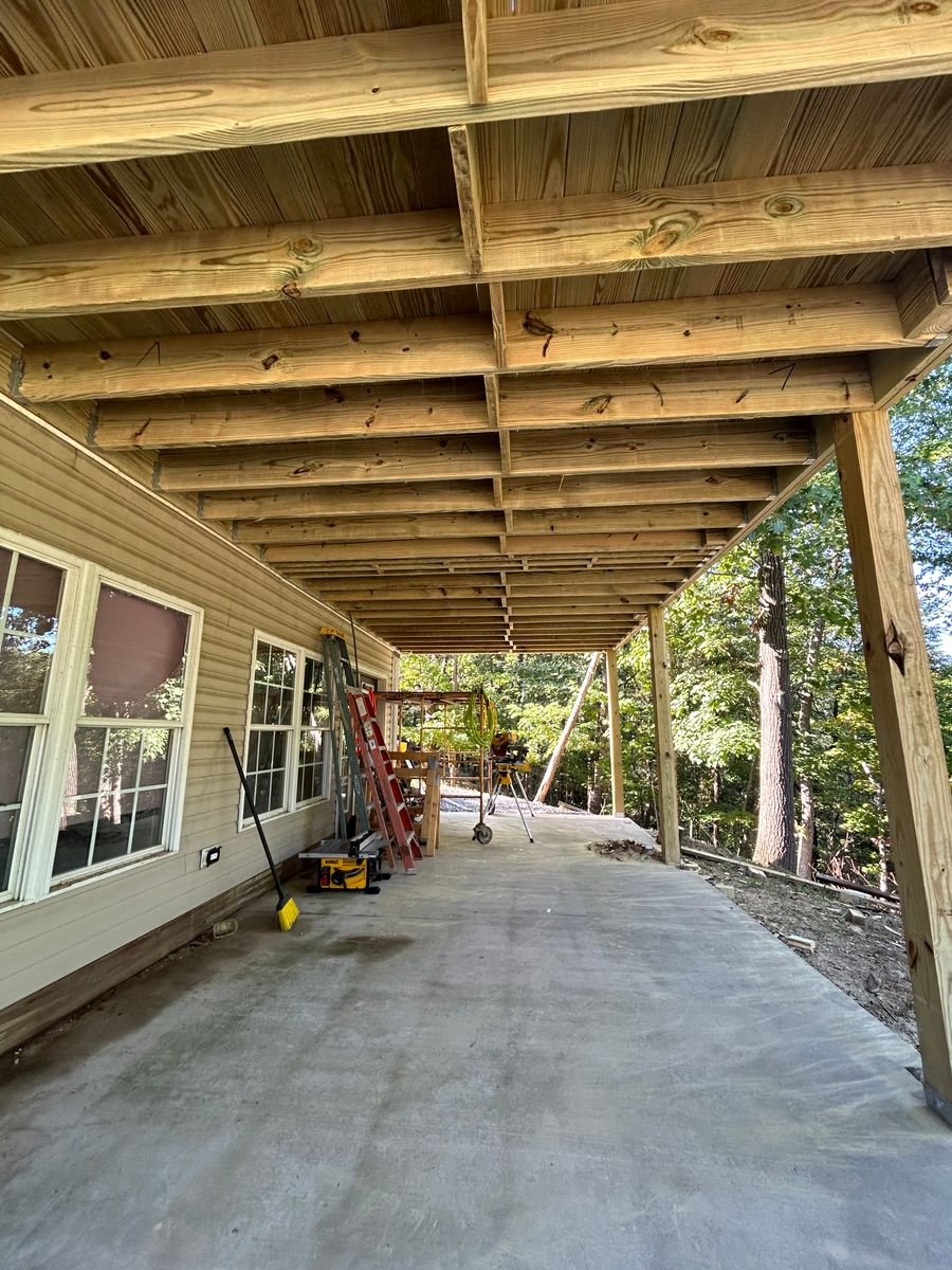 Deck & Patio Installation for E&H Contracting in Staunton, VA