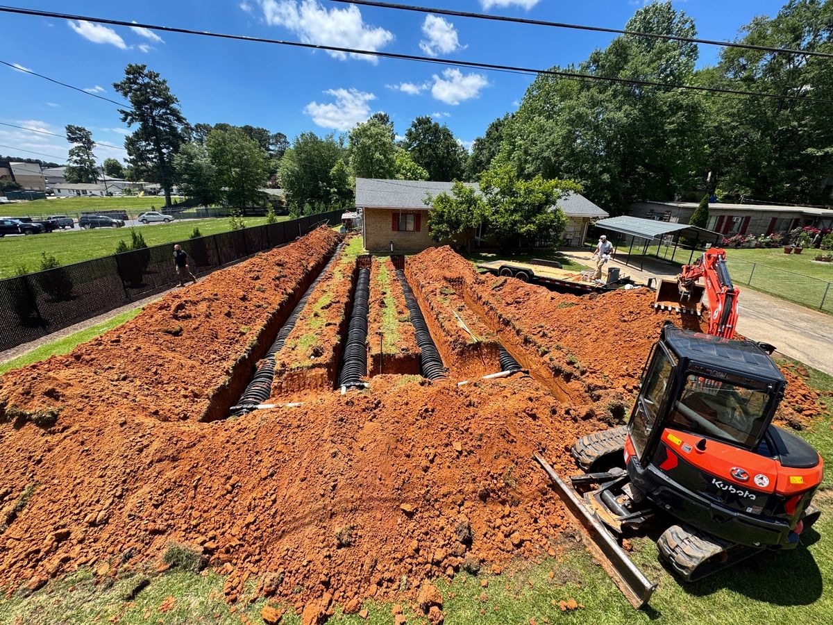 Sewer Line Replacement for New Horizon Environmental Services in Dawsonville, GA