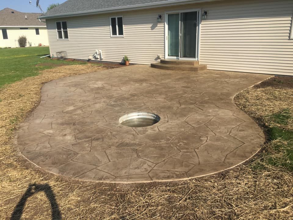 Patio Design & Installation for Rasmussen Concrete in Appleton, WI