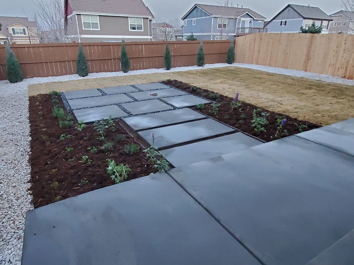 Mulch Installation for JS Landscaping Colorado in Denver, CO