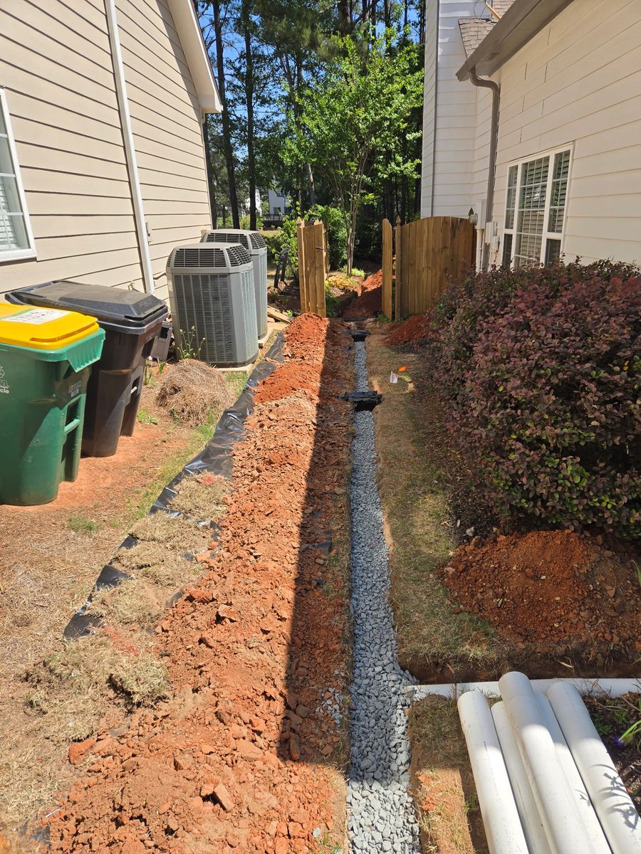 Exterior Drainage for Wade Drainage Solutions in Atlanta, GA
