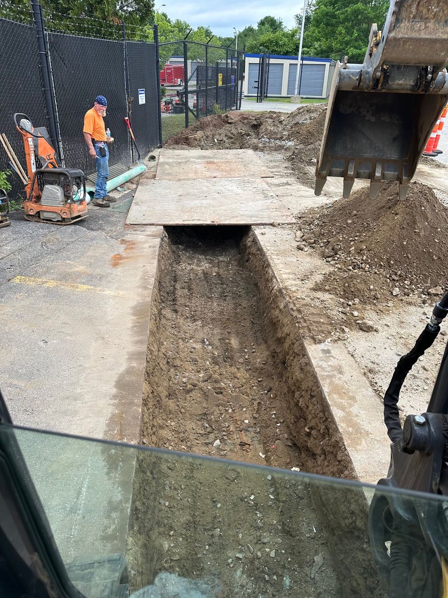 Trenching for Wagex Corp in Wilmington, MA