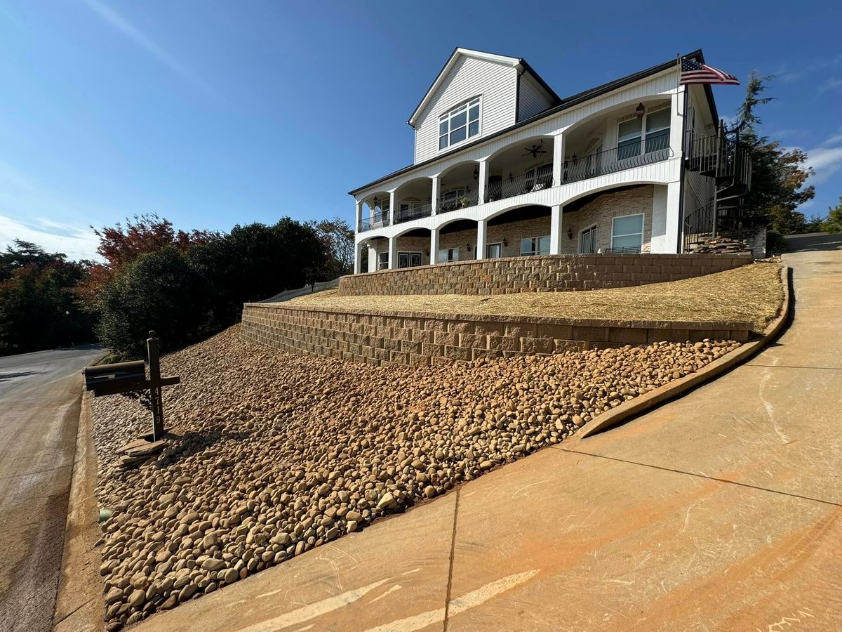Retaining Wall Construction for Southeast Land Services in Cleveland, TN