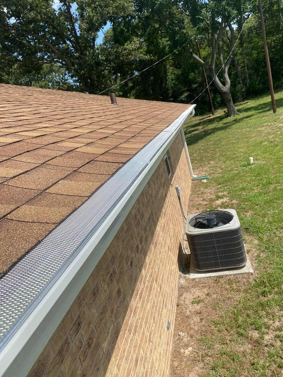 Residential Gutter Cleaning for J & C Gutter Company in Anderson, TX