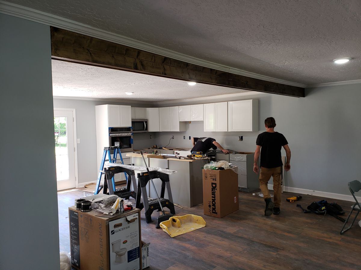 Kitchen Renovation for IVY Contracting in Buena Vista, TN