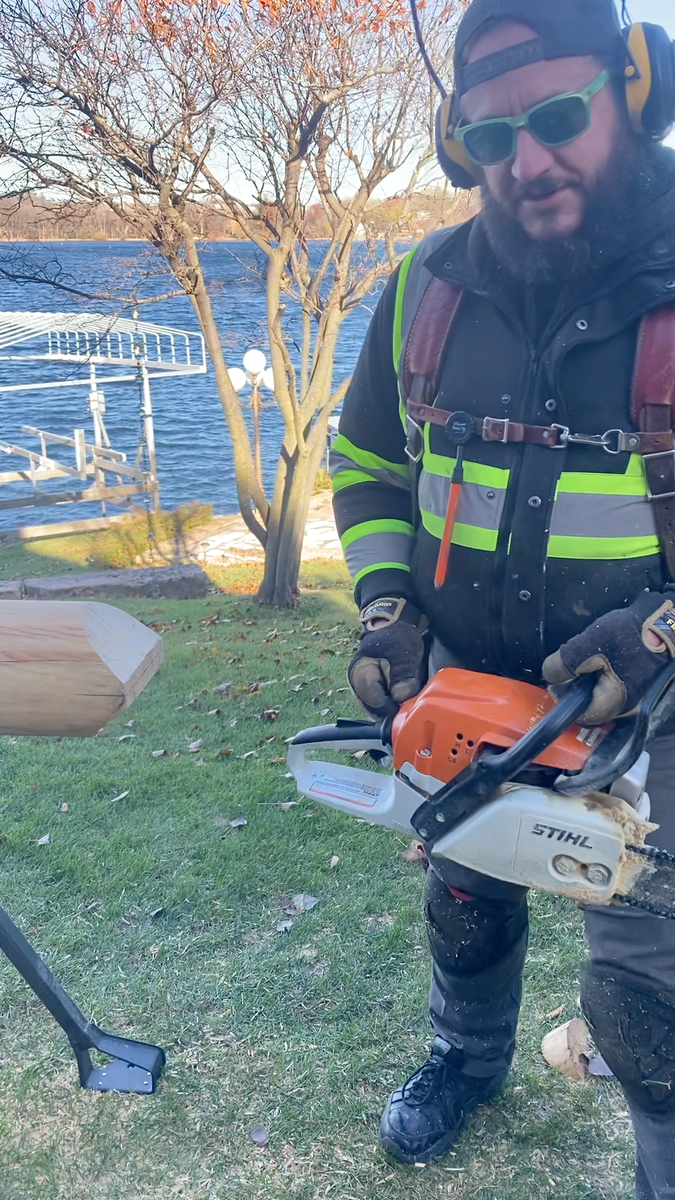Log Home Restoration for Kenneth Fuller in Cleveland, MN